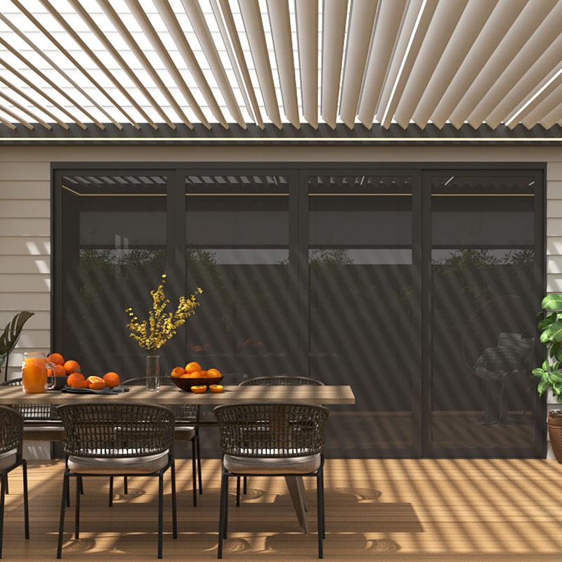 Aluminium Louvre Roof Manual Pergola