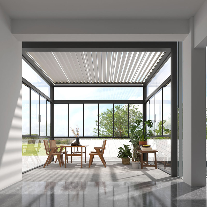 Aluminium Louvre Roof Manual Pergola