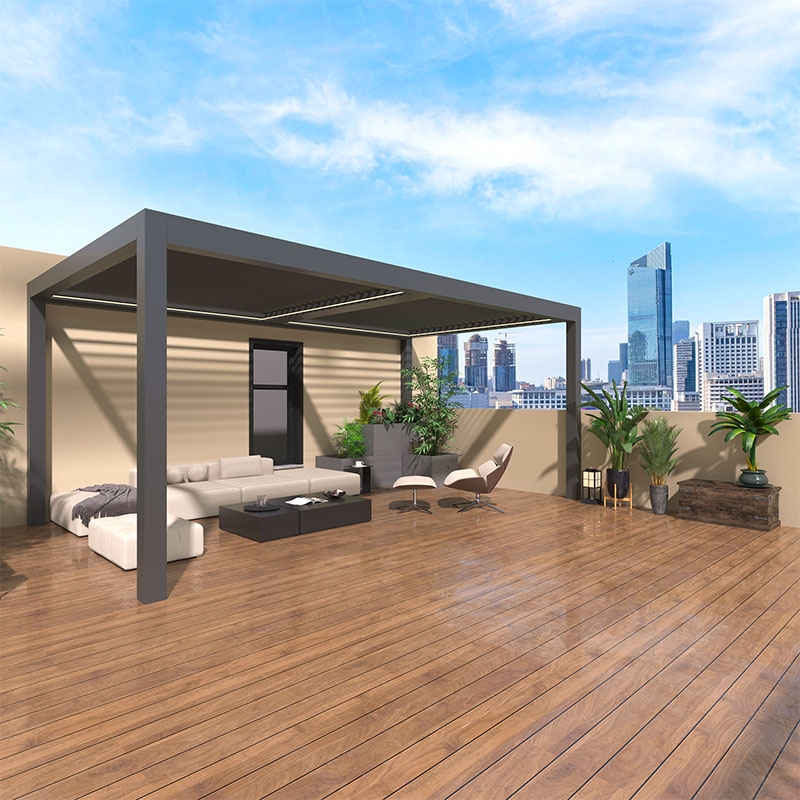 6X7m 4 Posts Patio Garden Weather Proof Custom Size  Freestanding Pergola