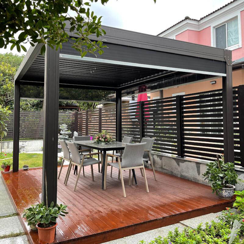 Electric aluminum pergola Electric aluminum pergola